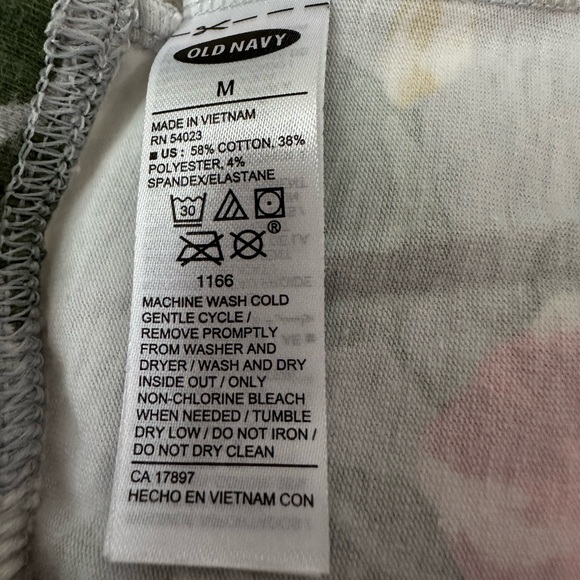 Old Navy Mid-Rise Floral Jersey Leggings- M - Picture 7 of 8